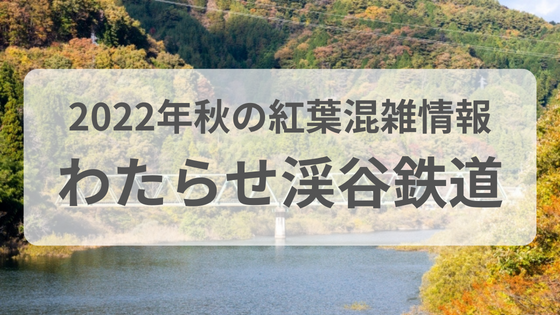 わたらせ渓谷鉄道　紅葉　混雑　トロッコ